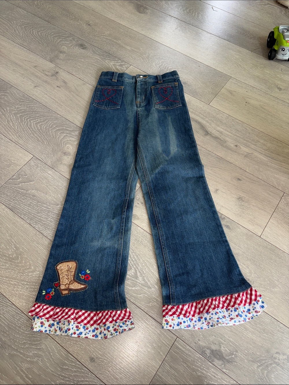Copper Key Pink Label Denim Waistband Detail